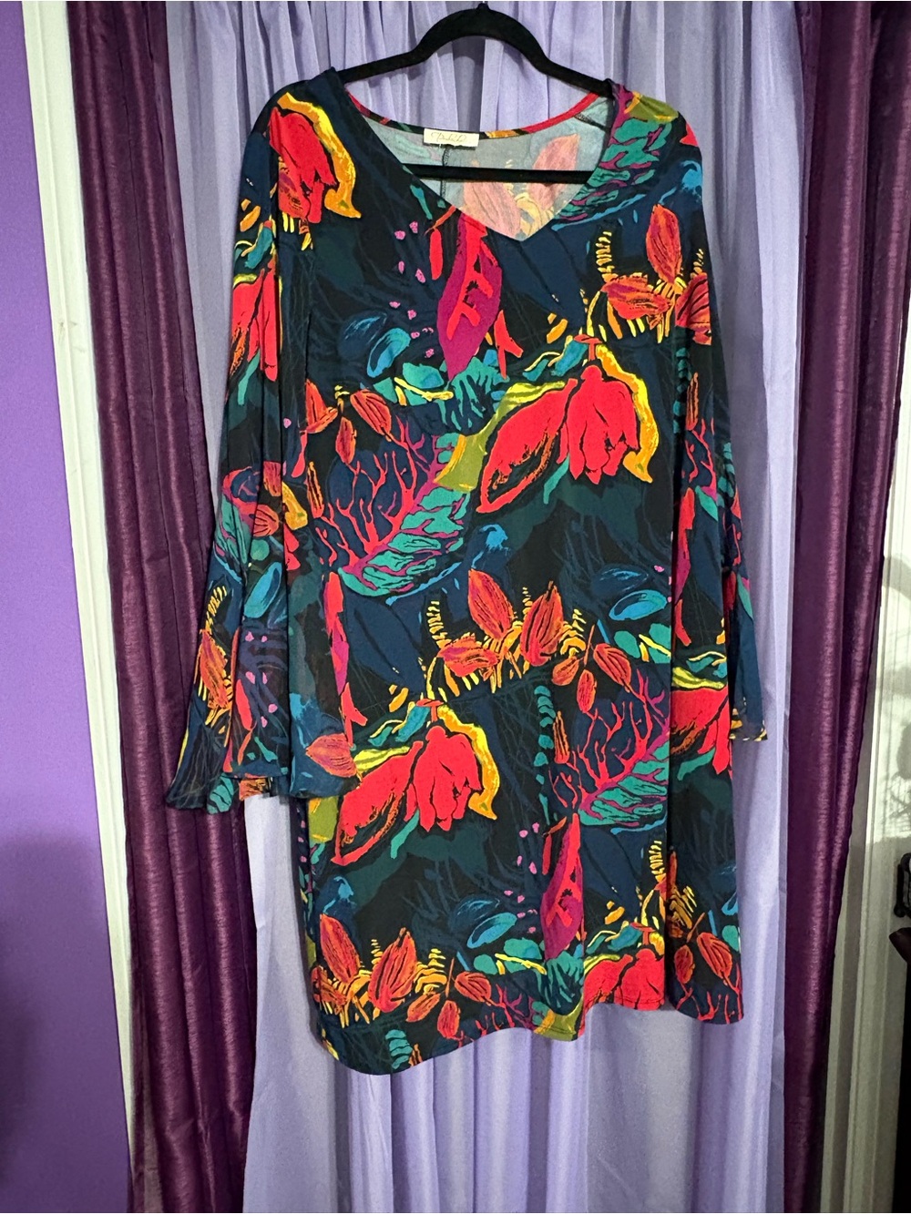 Prelude Floral Multi-Color Midi dress